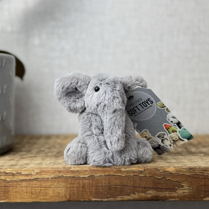 Jellycat Tiny Emile Elephant Grey Baby Elephant  Tiny Plush Rare/Retired 4” (2)