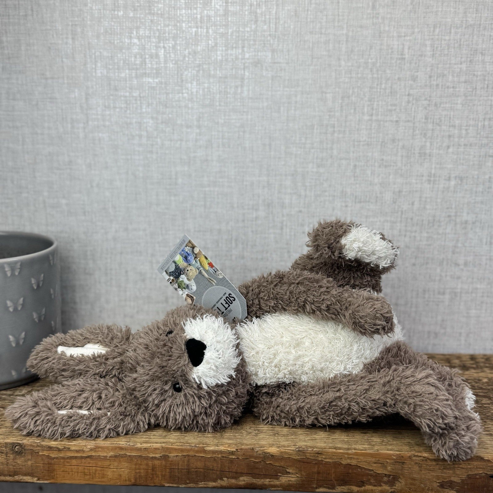 Jellycat Hetty Hare - Brown Curly Haired Rabbit Medium Soft Toy Retired 12"