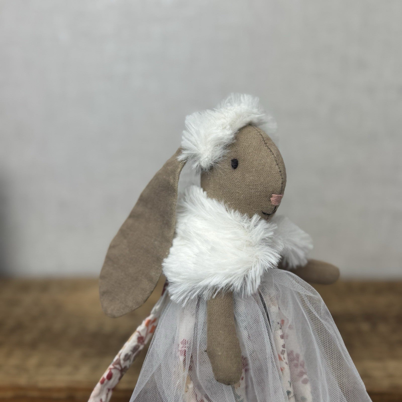 Maileg Mini Bunny - Brown Mini Bunny Princess (Custom Princess Outfit)