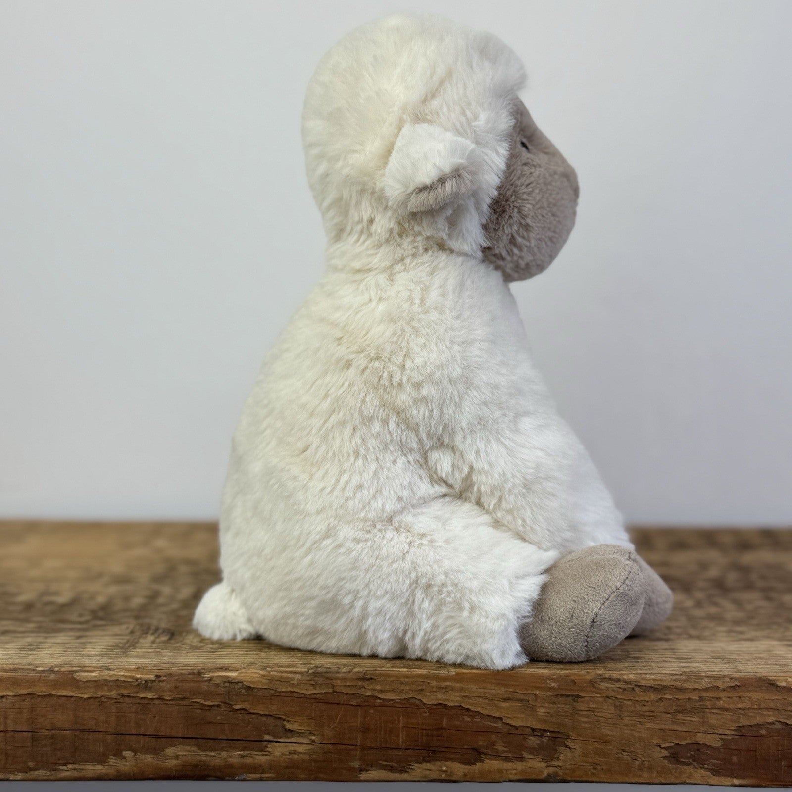 Jellycat Small Libby Lamb - Small Fluffy Lamb Soft Toy Sitting Retired 8"