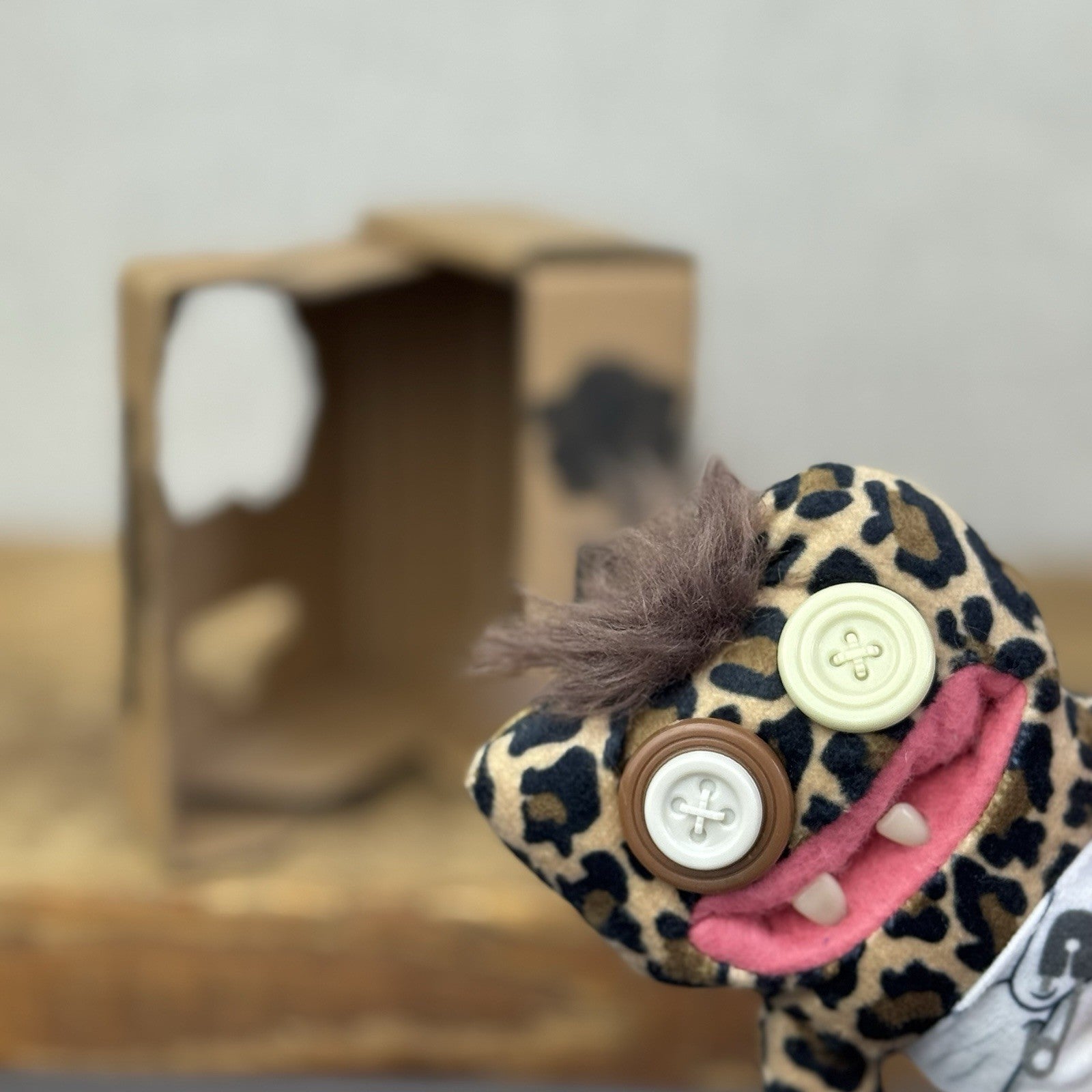Fuggler Baby Fugg - Series 1 Baby Stink Face Leopard Print Mini Fuggler With Box