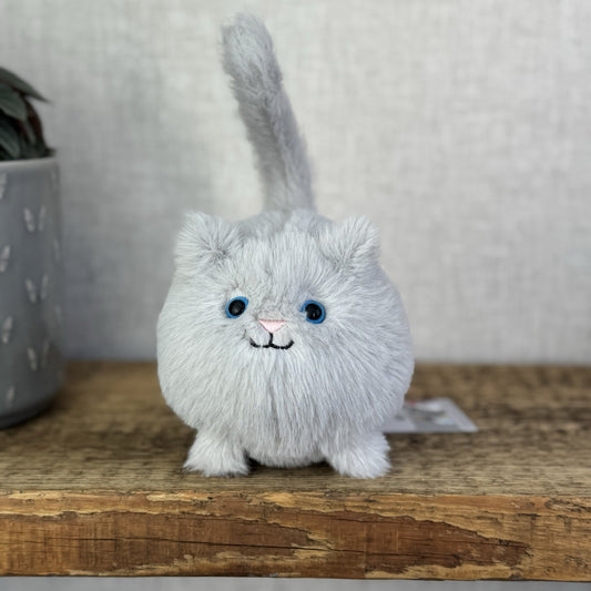 Jellycat Grey Kitten Caboodle Cat Plush Soft Toy - Small Kitten Soft Toy 5”