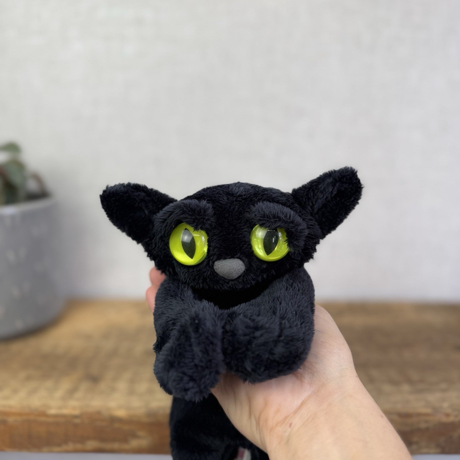 Manhattan Toy Lanky Cats Ziggy - Black Floppy Kitten Soft Toy Without Tag 13”
