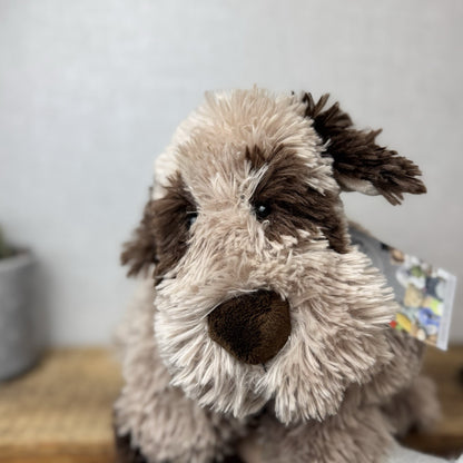 Jellycat Medium Truffles Spaniel Dog - Tan/Brown Floppy Dog Pillow Retired 15”