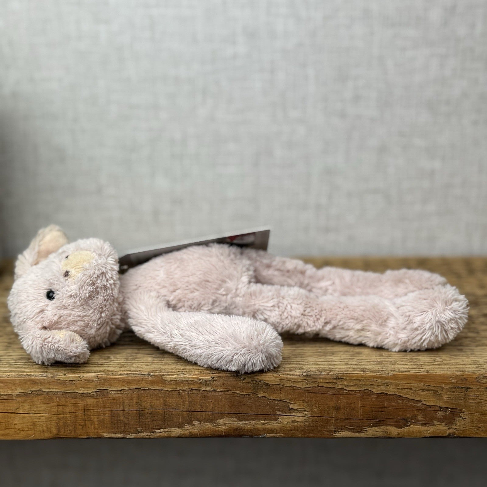 Jellycat Chimboo Piglet Small - Pink Mini Long Limb Pig Soft Toy (repaired) 10"