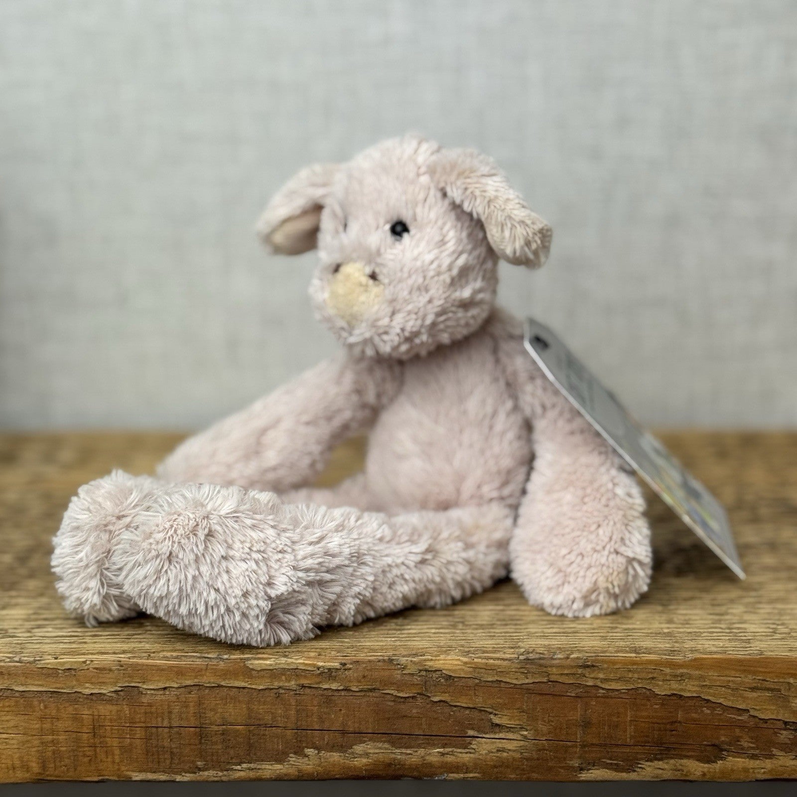 Jellycat Chimboo Piglet Small - Pink Mini Long Limb Pig Soft Toy (repaired) 10"