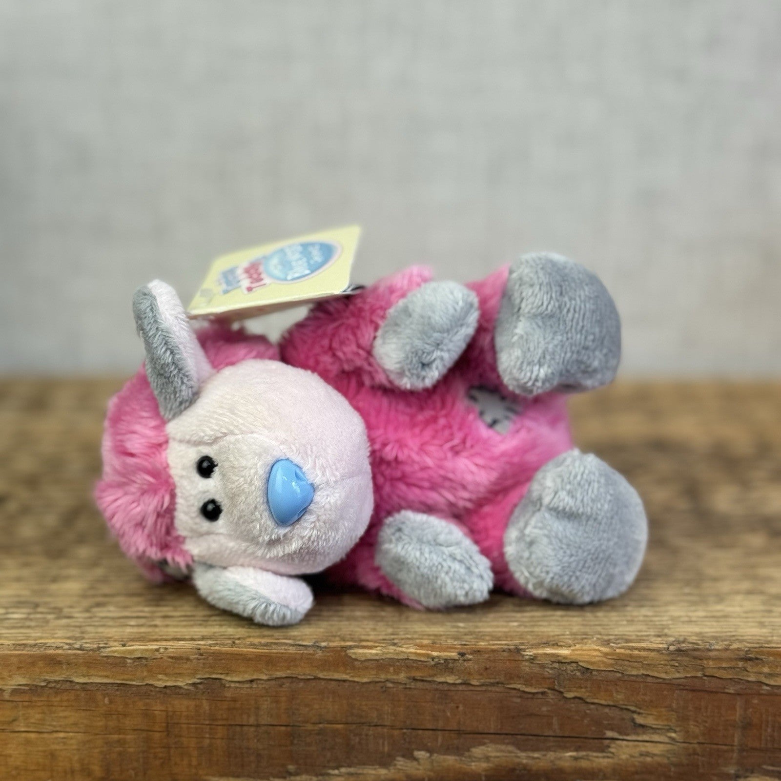 Blue Nose Friends Frizzie The Lamb - Pink Fluffy Lamb Collectible #44  BNWT