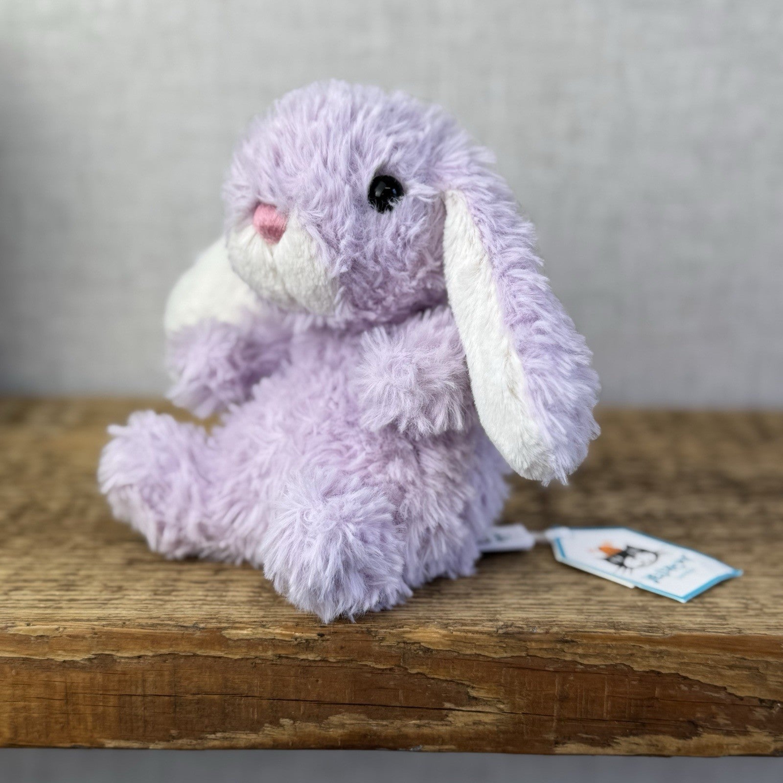 Jellycat Yummy Bunny Lavender Bunny Rabbit - Mini Light Purple Lilac Rabbit Tags