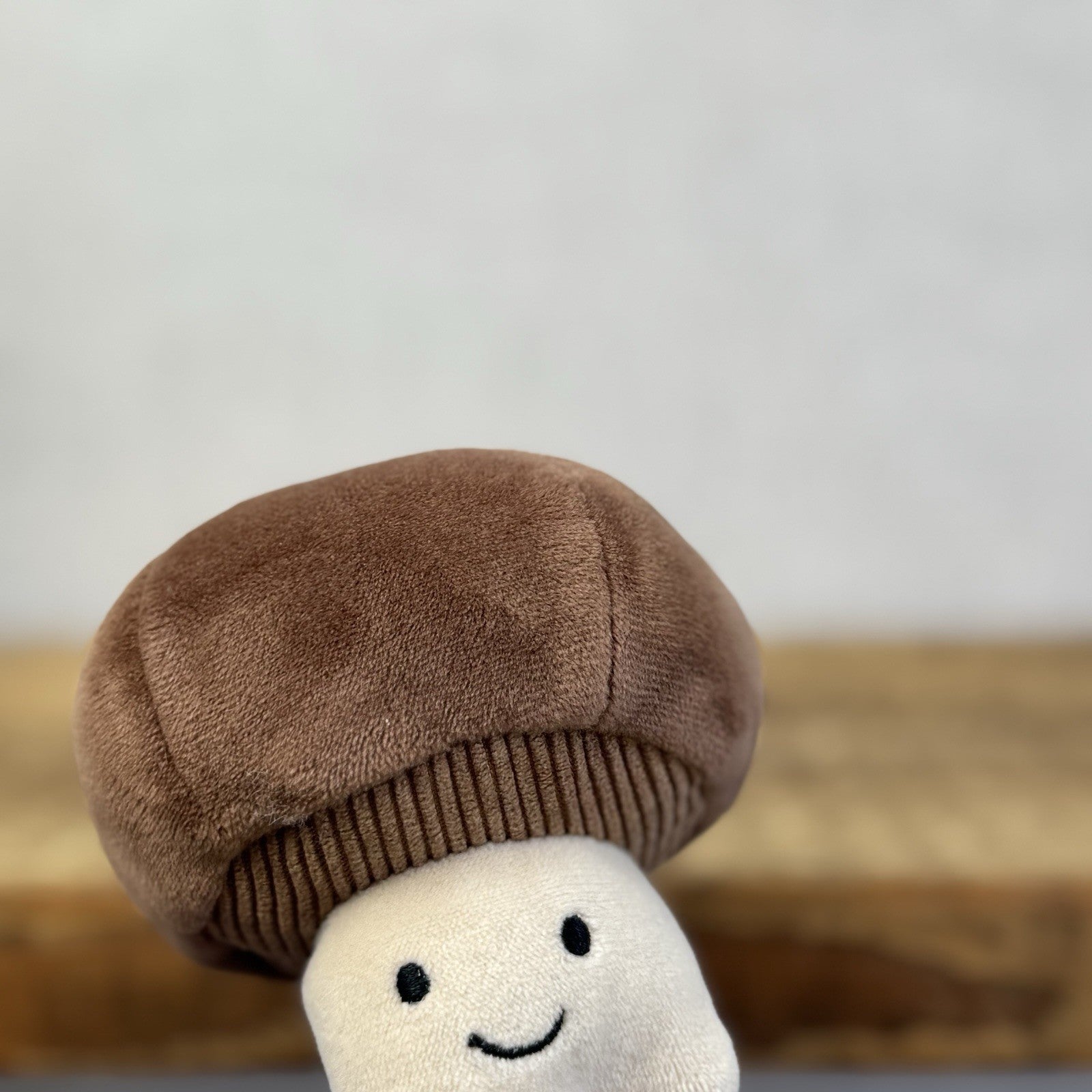 Jellycat Vivacious Mushroom - Mini Velour Mushroom Soft Toy Food Play NWOT 4"
