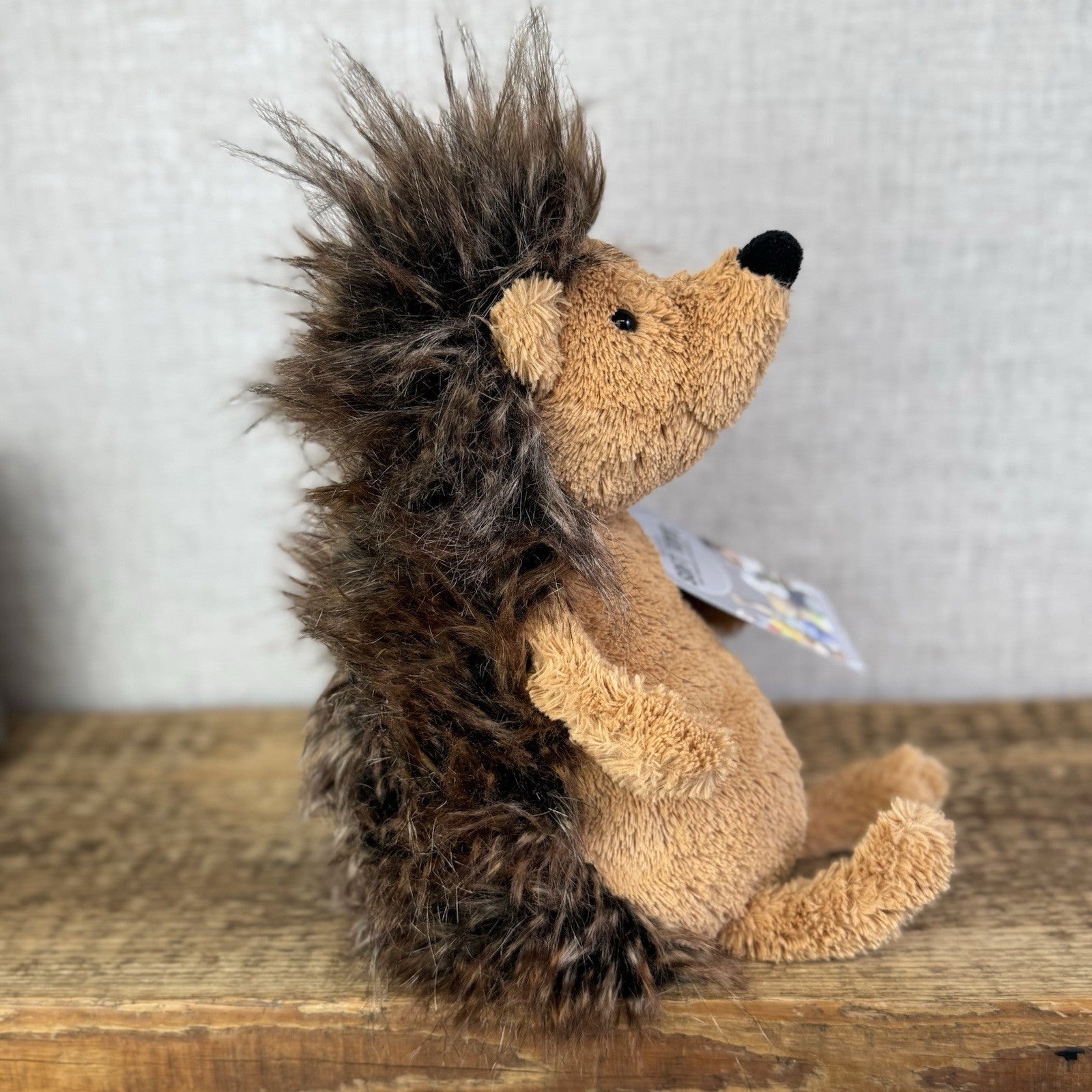 Jellycat Medium Bashful Spike Hedgehog - Fluffy Beanie Woodland Hedgehog 12”