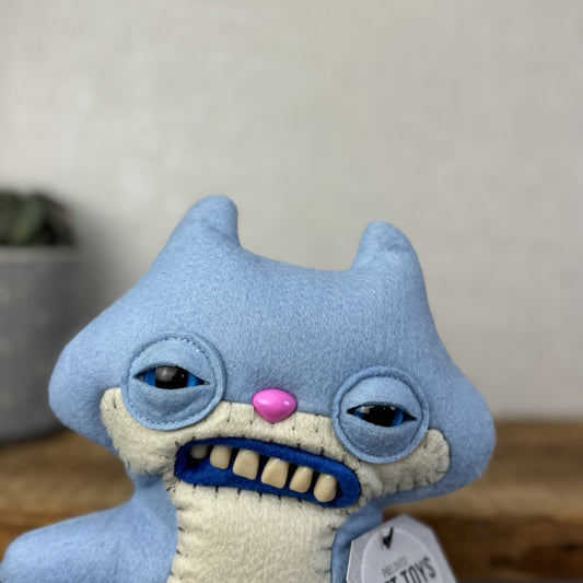 Fuggler Funny Ugly Monster Sketchy Squirrel Blue Pale Cute Ugly Monster Rare