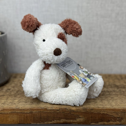 Jellycat Sweet Pea Puppy Dog - Small Retired Jellycat Puppy Soft Toy Rare 12"