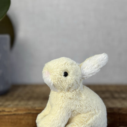 Jellycat Tiny Minilop Lemon Bunny - Yellow Rabbit Soft Toy Beanie Retired 5"