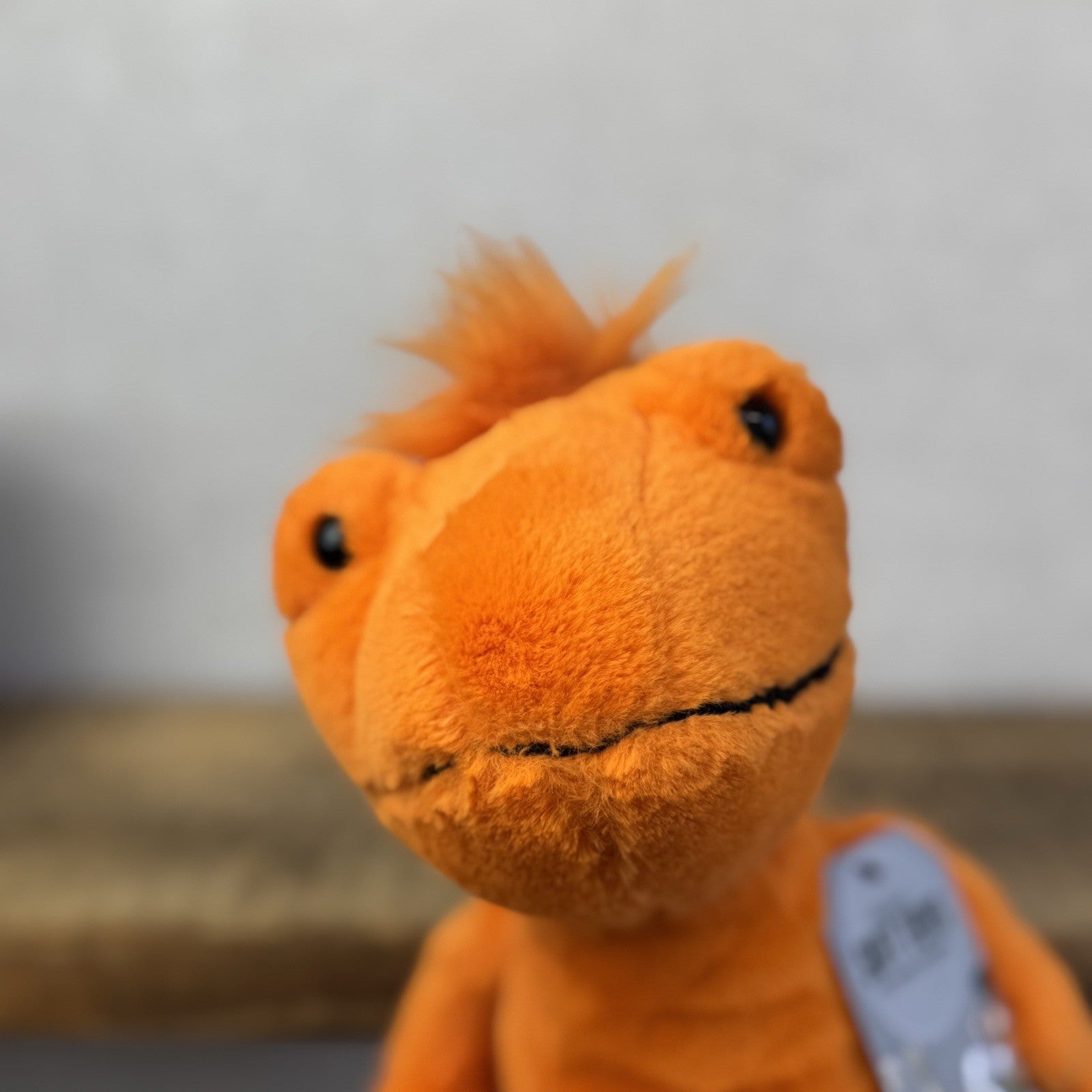 Jellycat Cruz Crested Newt - Bright orange Newt Lizard Reptile Soft Toy 14"