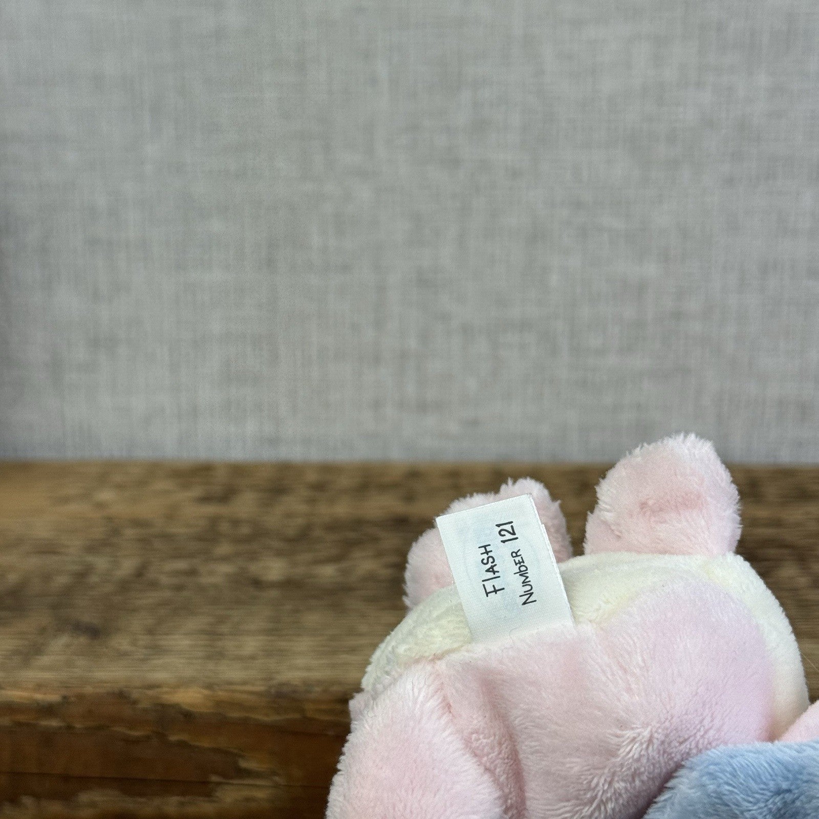 Blue Nose Friends Flash Dragon #121 - Mini Pink/Cream Dragon Soft Toy With Tags