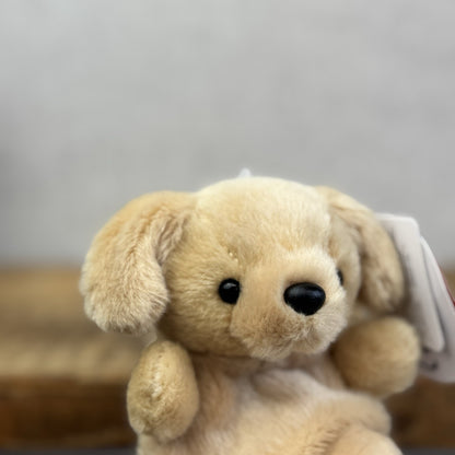 Aurora Sunny Lab - Small Labrador Soft Toy Mini - Palm Pals Mini Beanbag Plush