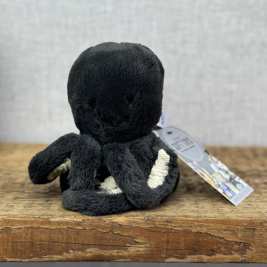 Jellycat Baby Inky Octopus - Tiny Black Octopus - Sea Small Octopus Beanie 5"