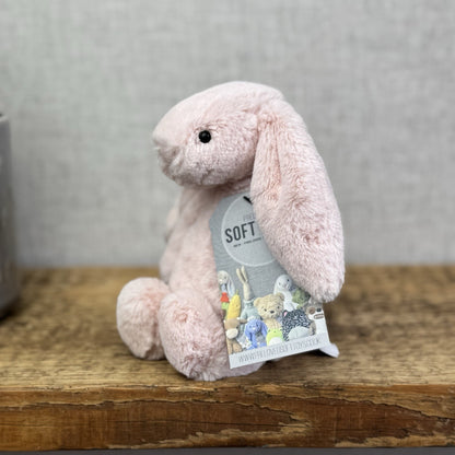 Jellycat Small Bashful Blush Bunny - Soft Pink Bunny Rabbit Baby Pink Blush 8”