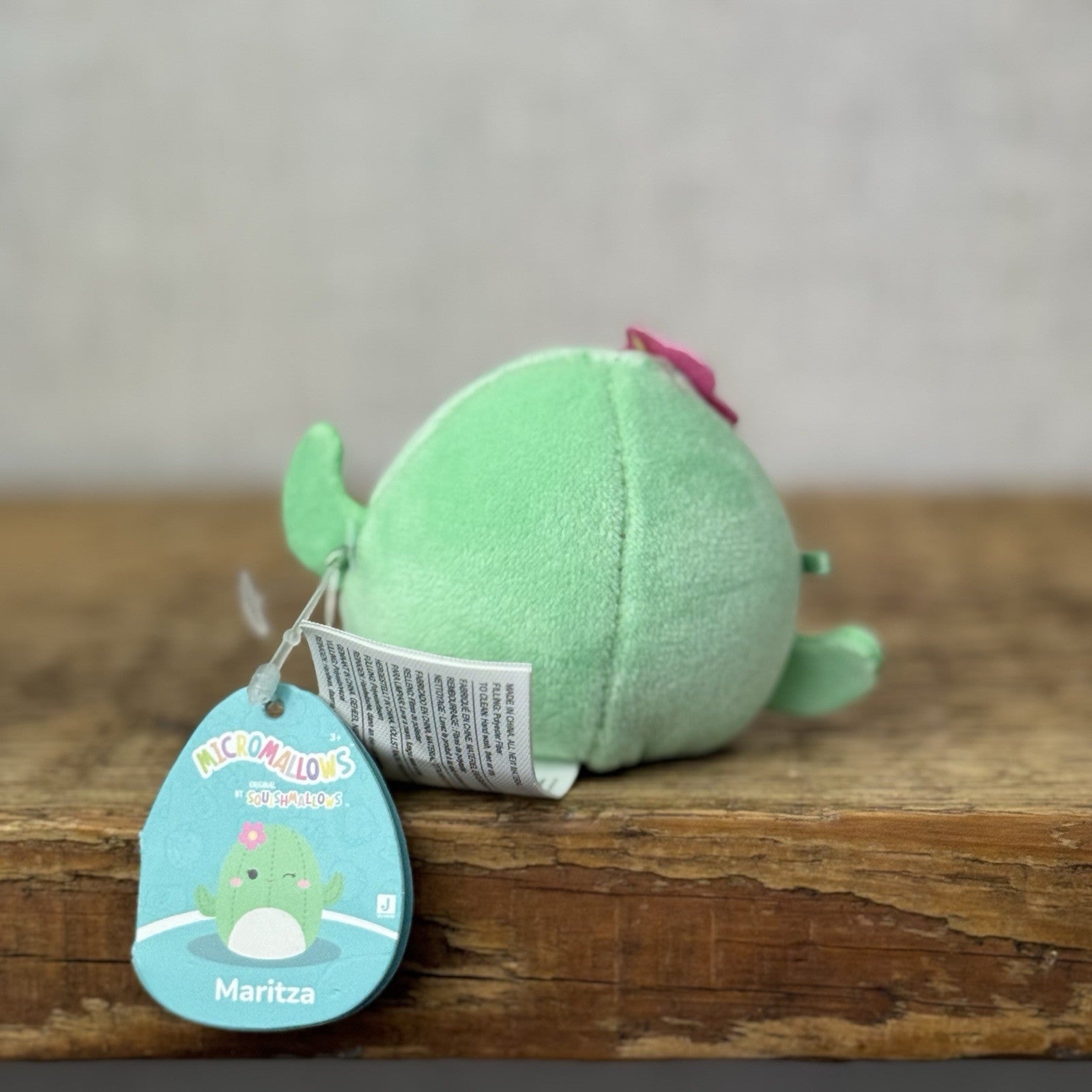 Squishmallow Micromallow With Tag - Maritza Cactus Mini Plant Plush Toy New 3"