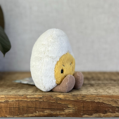Jellycat Amuseable Cheeky Boiled Egg - Frowning Egg  Toy Food Retired 5” (#2)