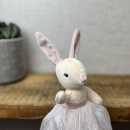 Jellycat Etoile Bunny - Small Ballerina Bunny Soft Toy Retired Pink/Beige 10"
