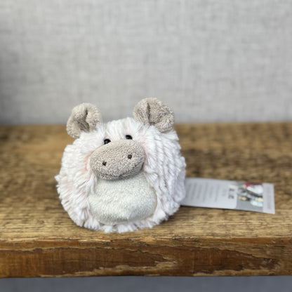 Jellycat Tiny Furball Piglet - Pink Pig Ball Vintage Mini Beanie Plush 4"