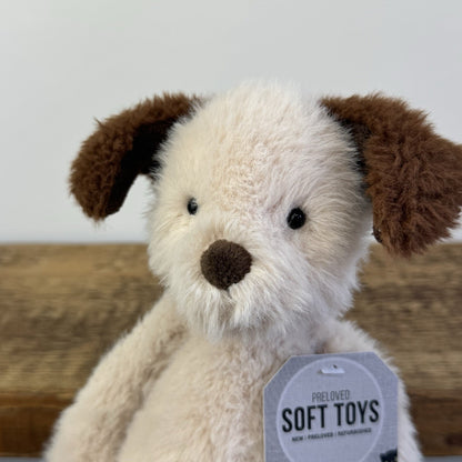 Jellycat Sweetie Puppy - Medium Fluffy Beige Puppy Dog Retired/Rare 12"