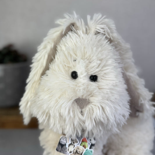 Jellycat Medium Truffles Bunny Rabbit - Large Cream Floppy Cushion Soft Vintage 