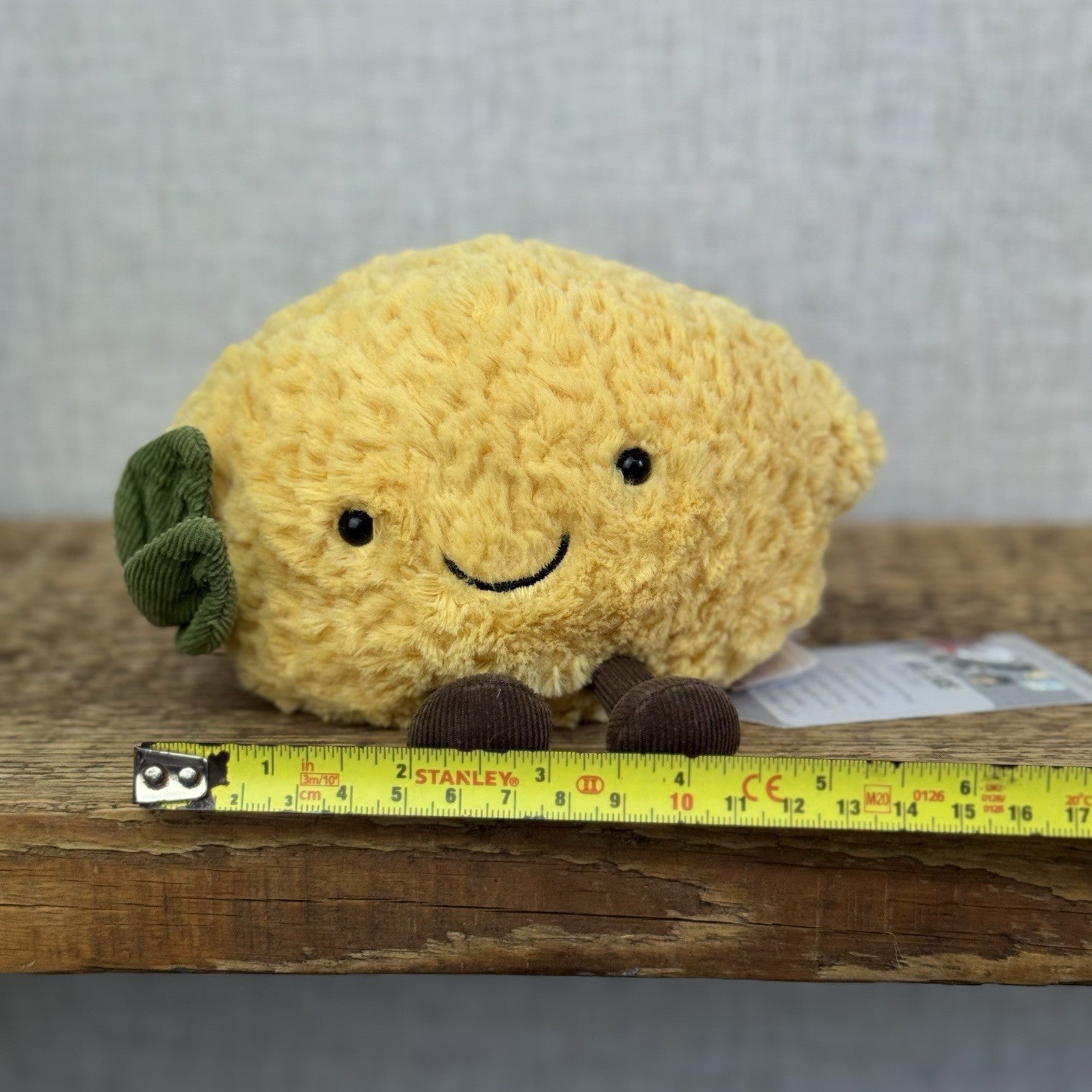 Jellycat Small Amuseable Lemon - Small Lemon With Legs - Food Play Plush (#2)