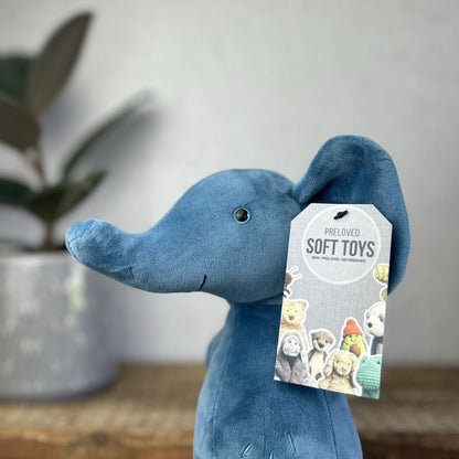 Jellycat Woddletot Elephant - Suede Soft Plush Toy Elephant Beanie 12”