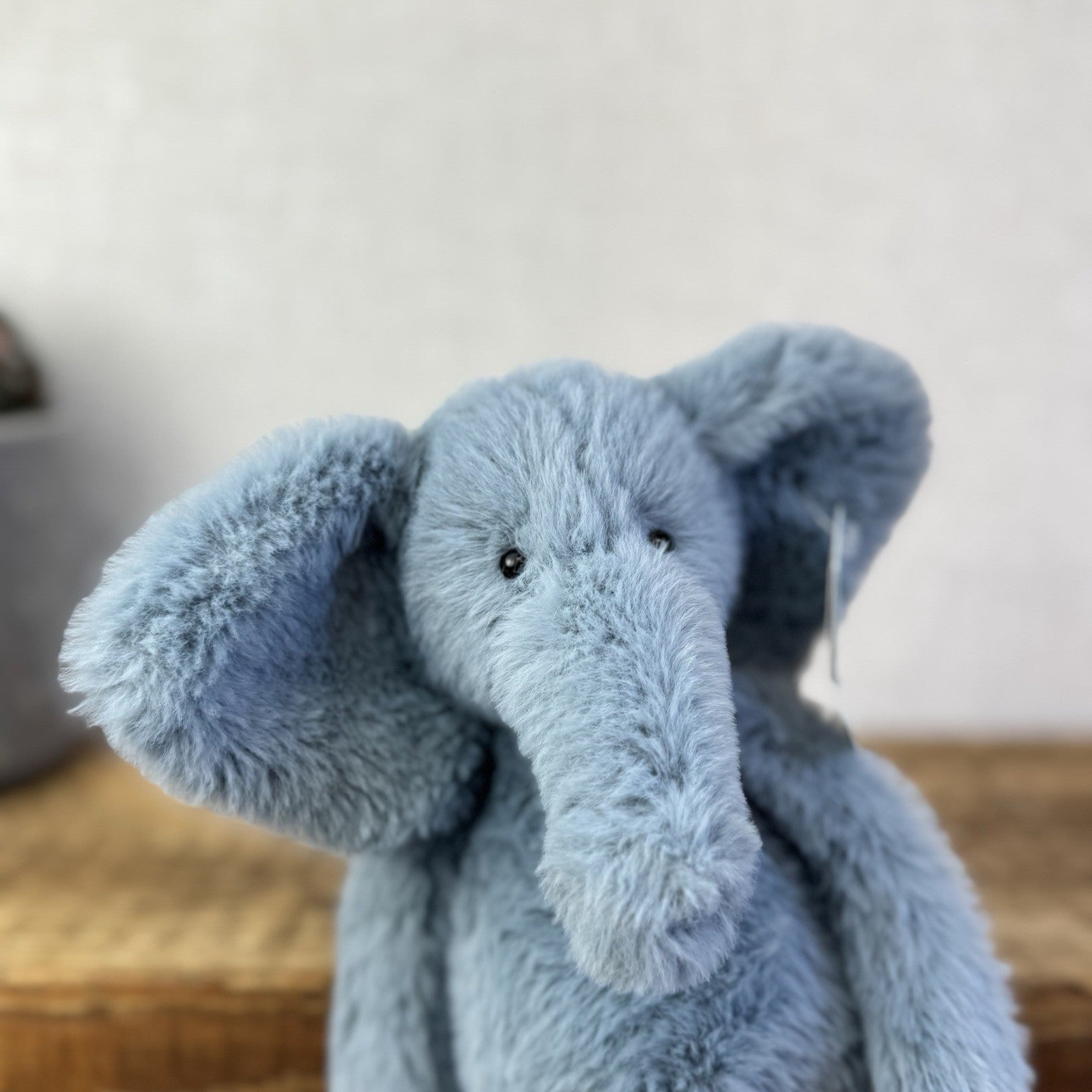 Jellycat Sweetie Elephant - Blue Fluffy Medium Elephant Soft Toy New With Tags