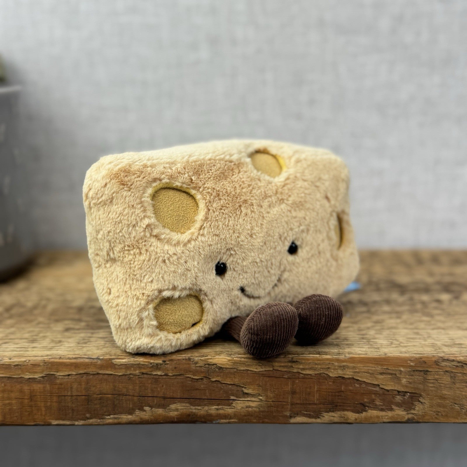 Jellycat Amuseable Swiss Cheese - Cheese Jellycat Beanie Food Rare With Tags 8”
