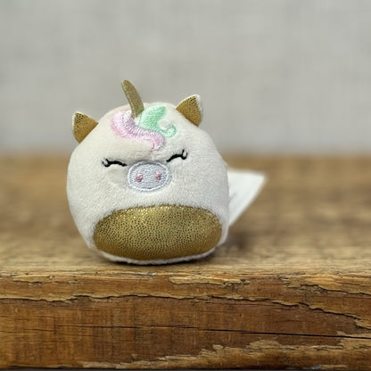 Squishmallow Squishville - Sofia White Unicorn Gold Detail (Multi Buy Discount)
