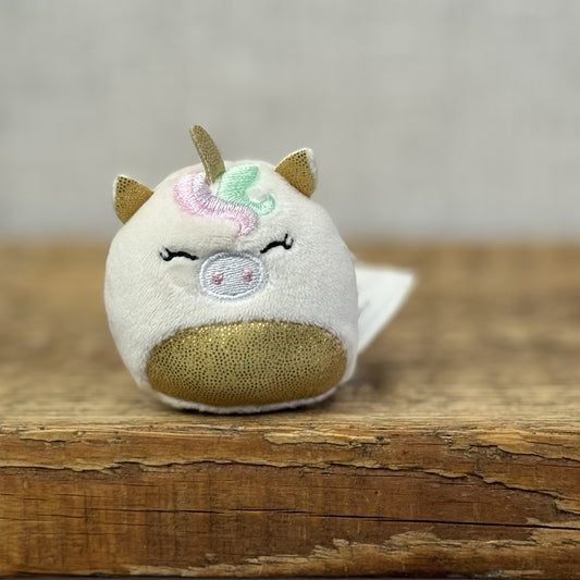 Squishmallow Squishville - Sofia White Unicorn Gold Detail (Multi Buy Discount)