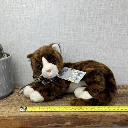 TY Classic Catalina Cat - Torti Brown/Black Ty Beanie Baby Cat Medium 2006