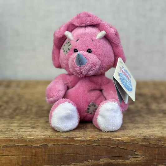 Blue Nose Friends Pudge The Triceratops - Pink Dinosaur With Tags #38