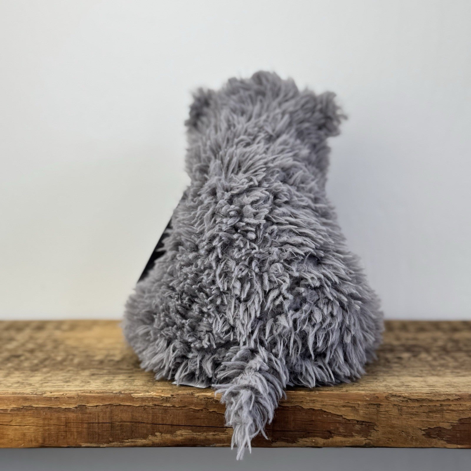 Jellycat Curvie Hippo - Grey Fluffy Beanie Chunky Hippo Plush Retired 9"