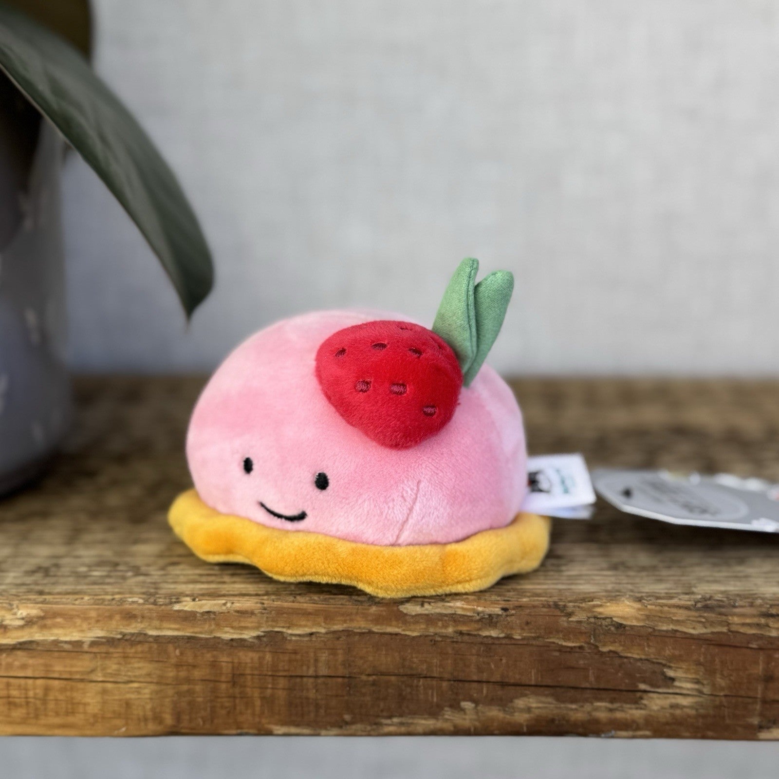 Jellycat Pretty Patisserie Dome Framboise Collectible Plush - Small Pink Cake 5"