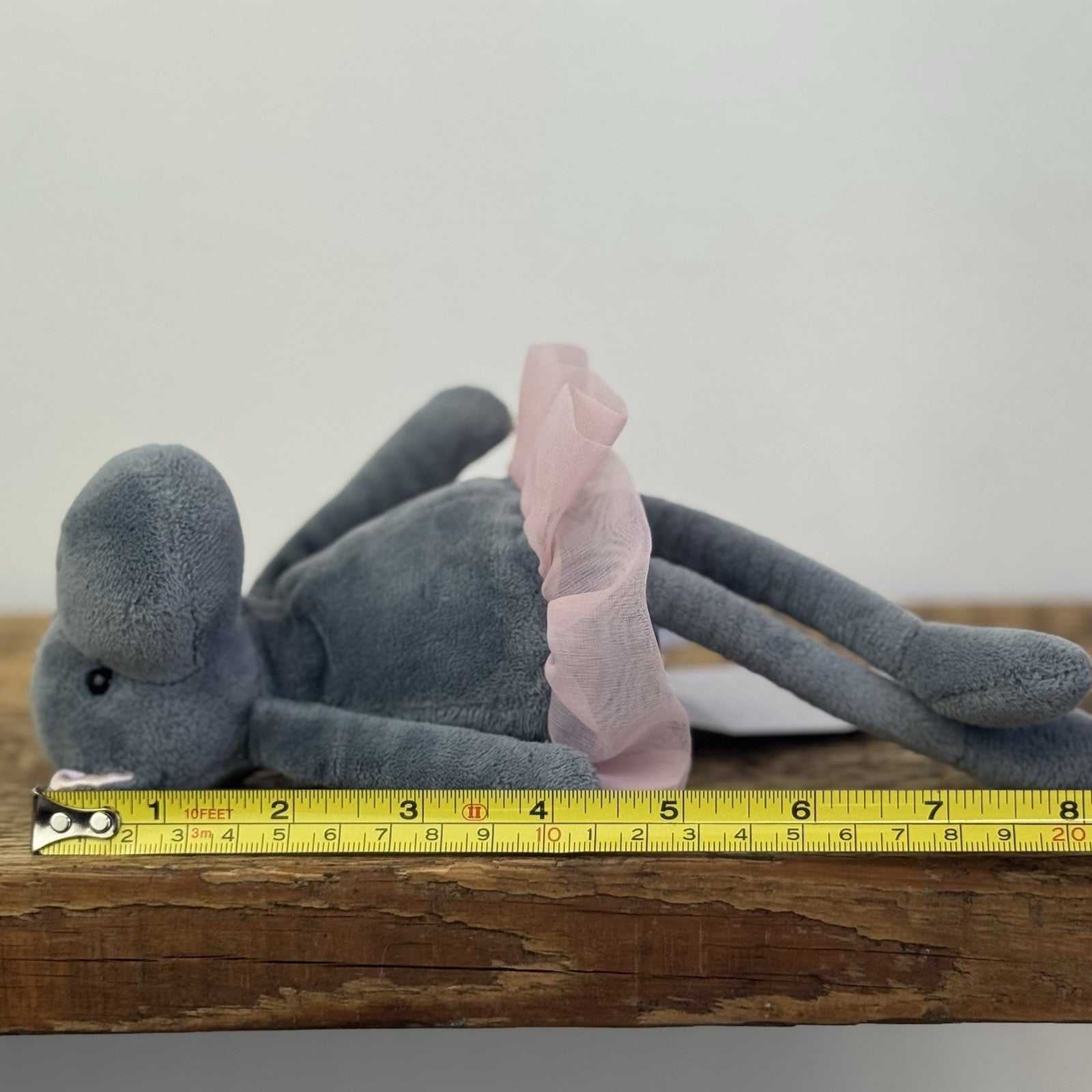 Jellycat Small Dancing Darcy Hippo - Small Hippo Soft Toy Ballerina Rare 8"