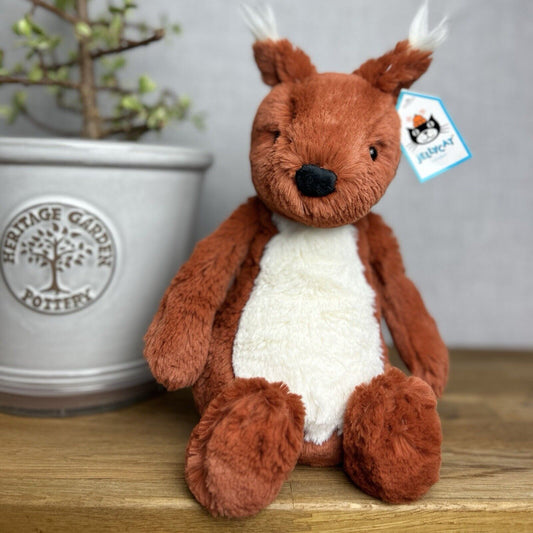 Jellycat Bashful Red Squirrel - OG Original Red Bashful Squirrel New - 12”