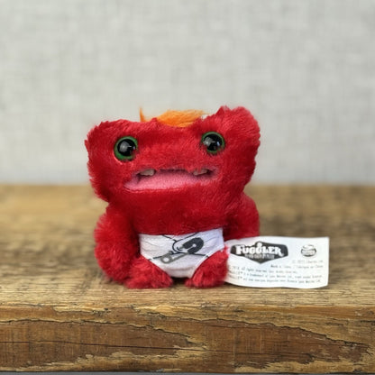 Fuggler Baby Fugg -  Series 3 - Munch Munch Red Fluffy Miniature Fugg Baby 3.5"
