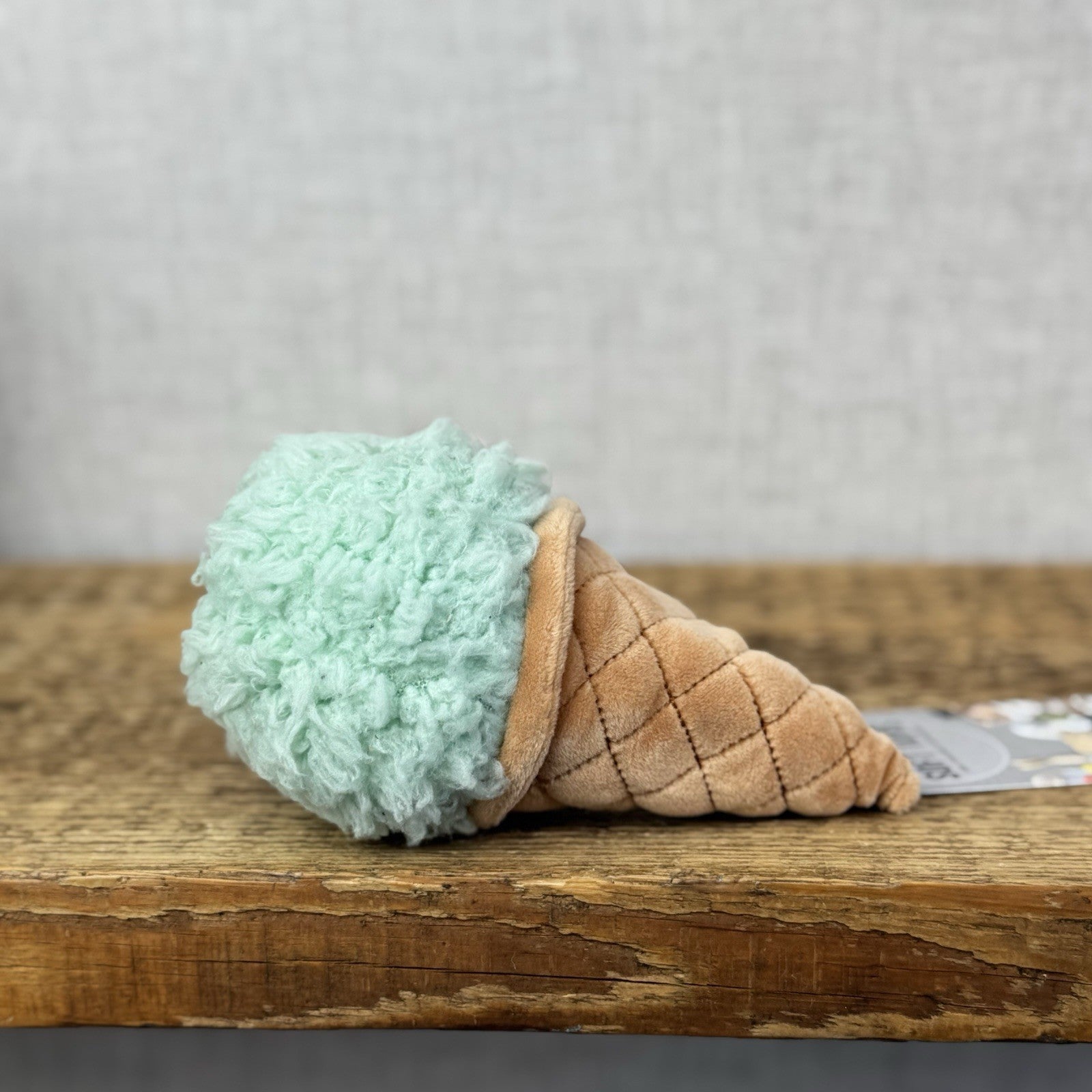 Jellycat Mint Ice Cream- Irresistible Ice Cream - Food Play Toy 7”