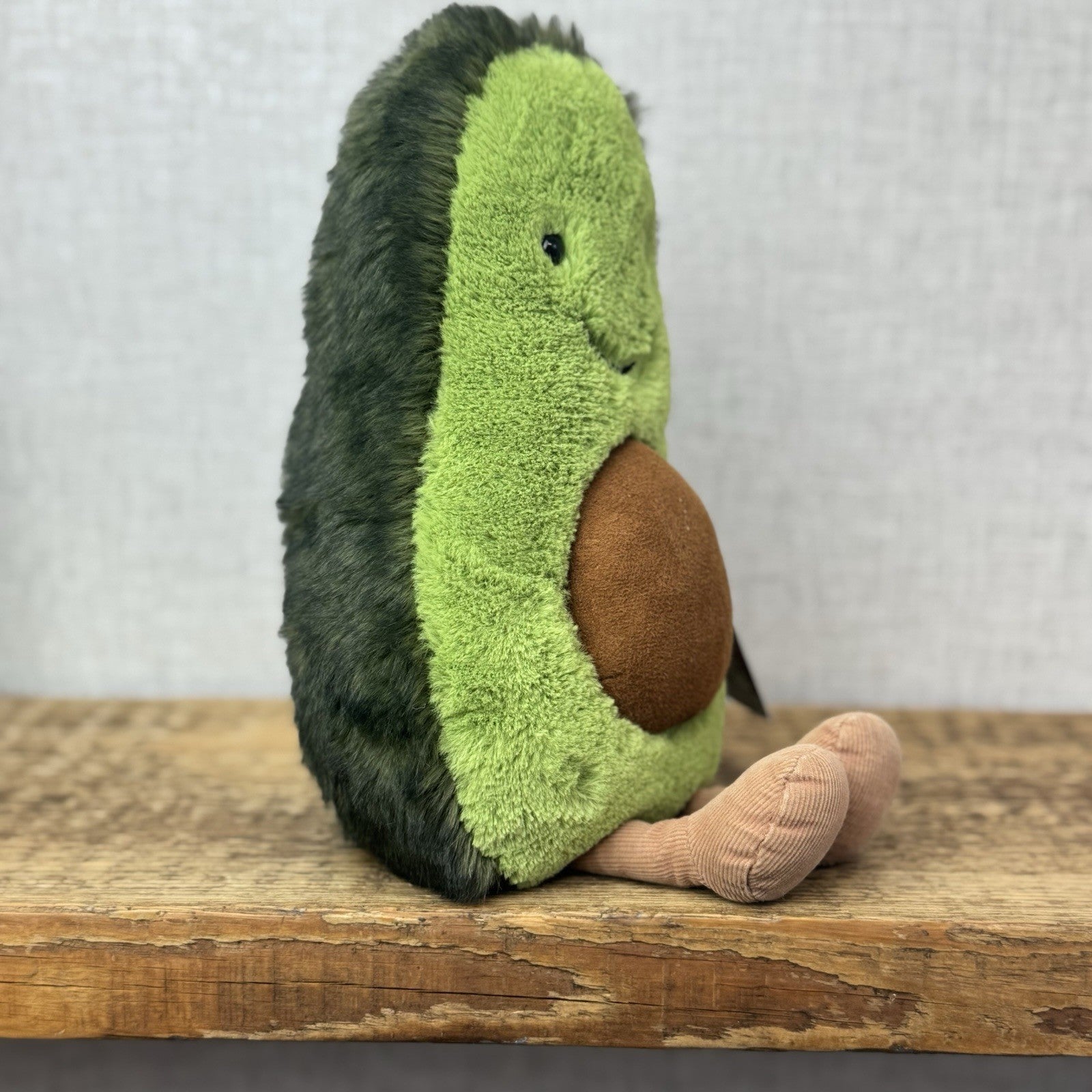 Jellycat Amuseable Avocado Medium - Soft Toy Food Play Green Fluffy Avocado 12”