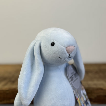 Jellycat My First Bunny Blue - Blue Suede Soft Baby Bunny Rabbit 8"