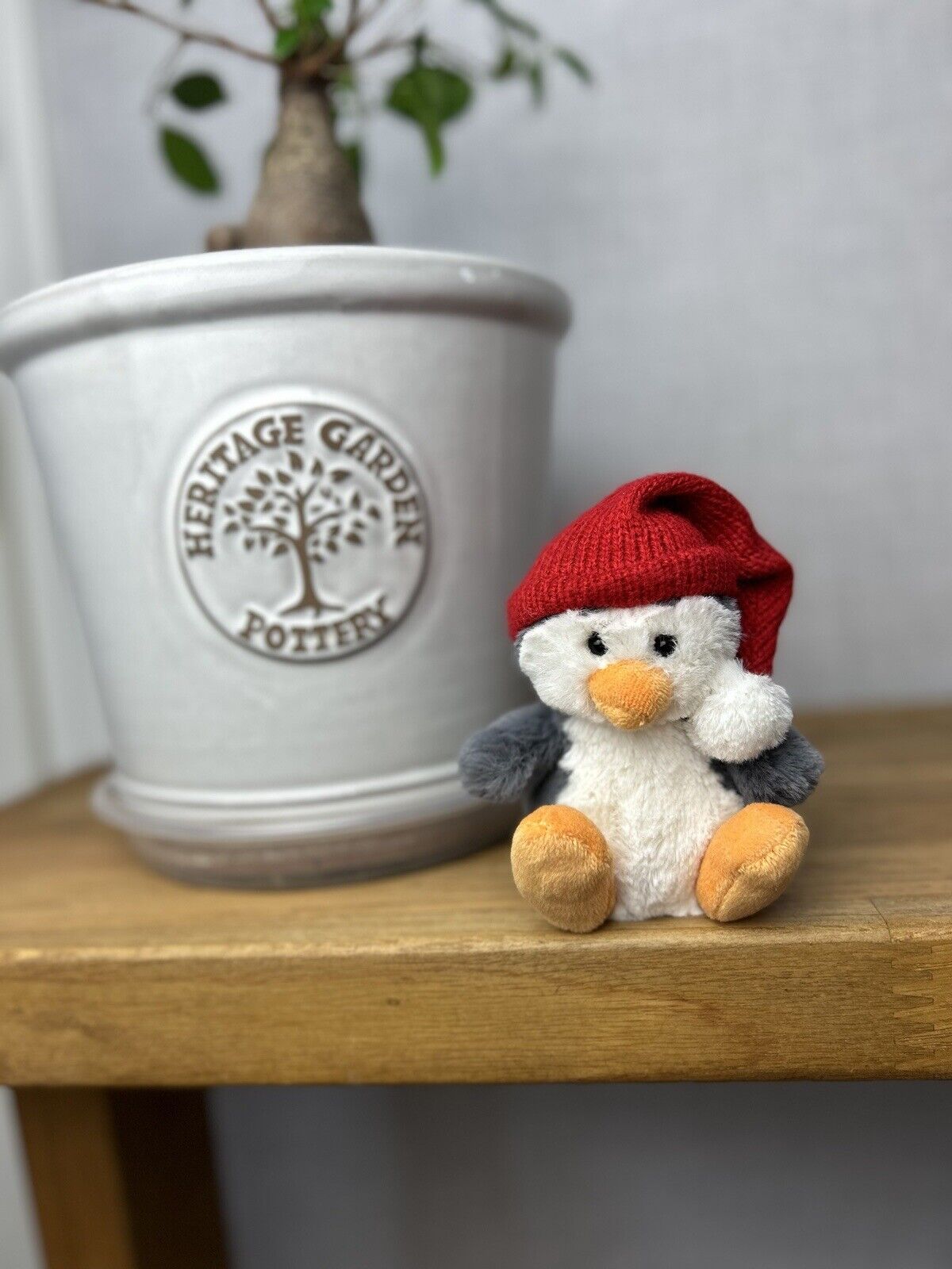 Jellycat Baby Poppet Penguin - Baby Poppet - Tiny Size 4” Little Penguin Hat
