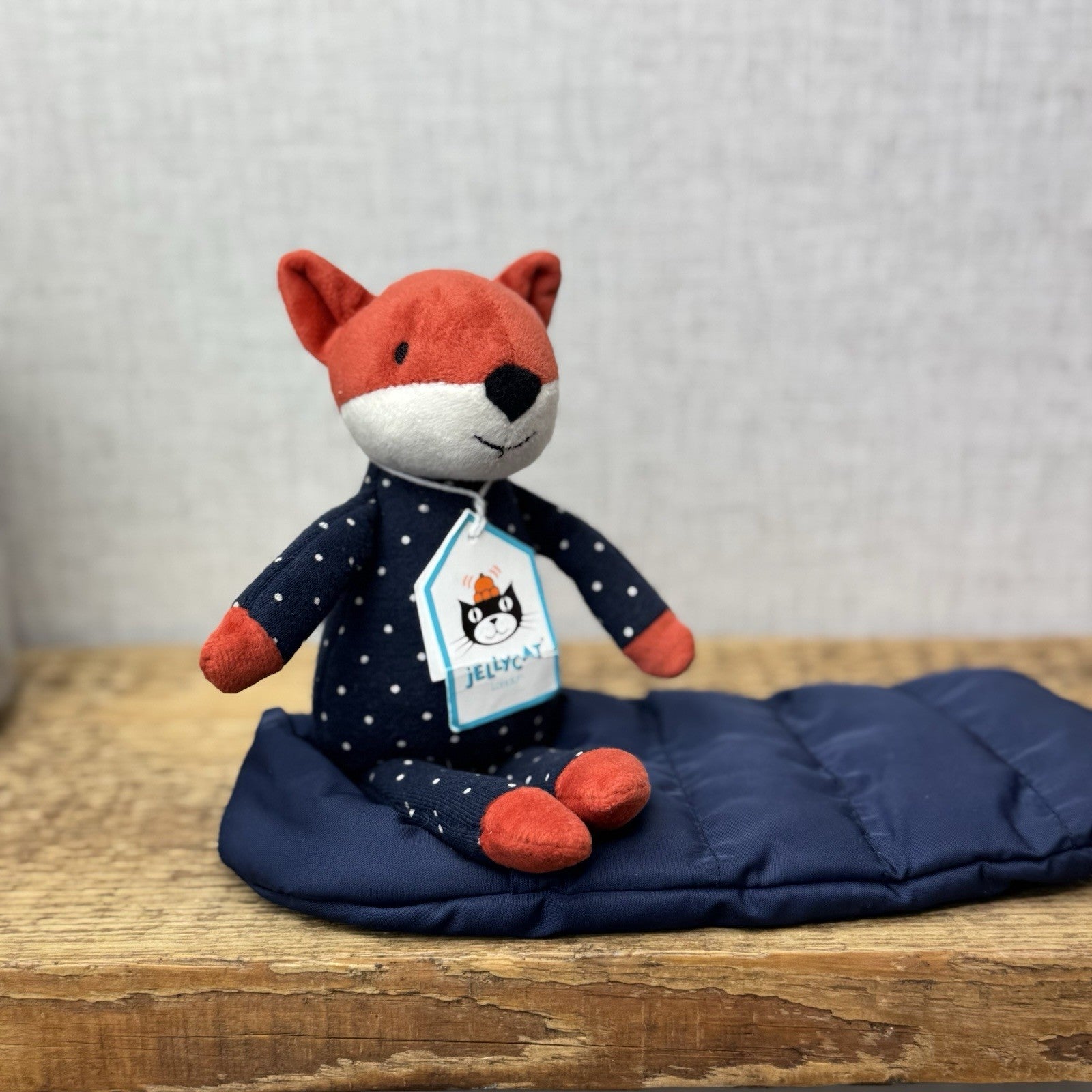 Jellycat Snuggler Fox - Fox Plush In Sleeping Bag Cute Kids Soft Toy Retired 9”