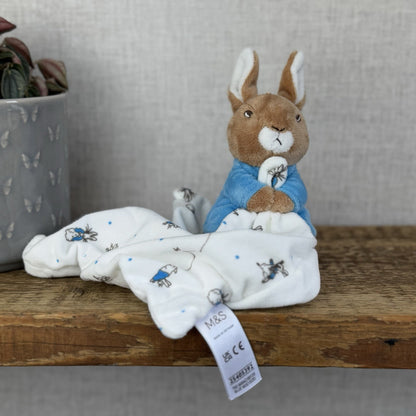 Marks & Spencer’s Peter Rabbit Comfort Blanket Soother - Peter Rabbit Baby Gift