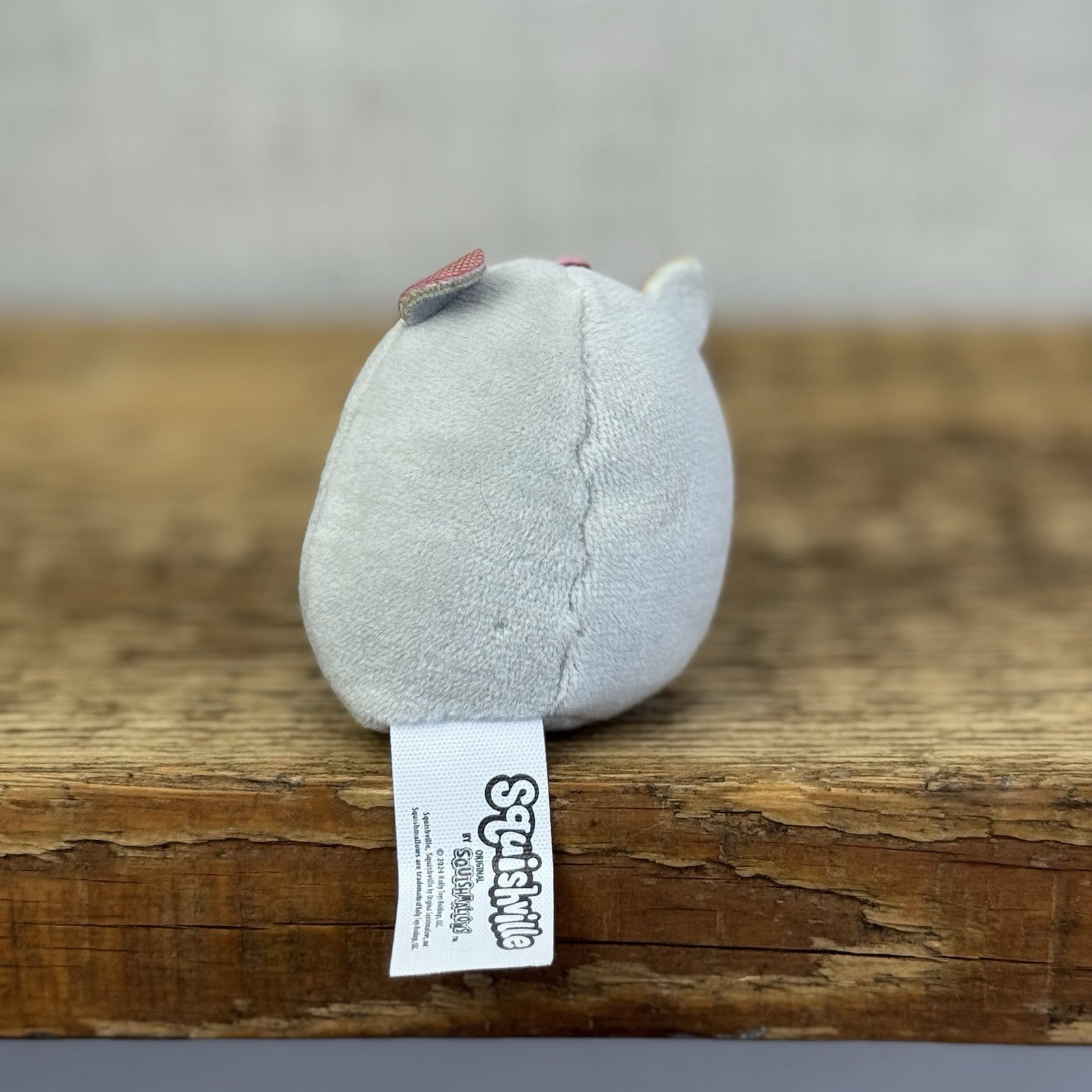 Squishmallow Squishville -LLamacorn Grey/Pink Mini Plush (Multi Buy Discount)