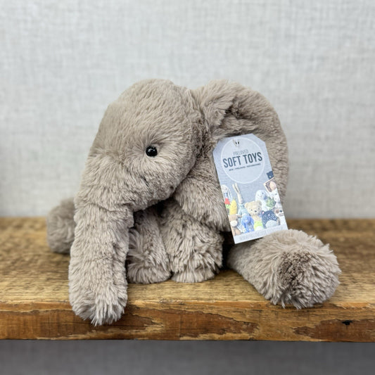 Jellycat Meduim Smudge Elephant Retired OG First Release Grey Elephant 16"