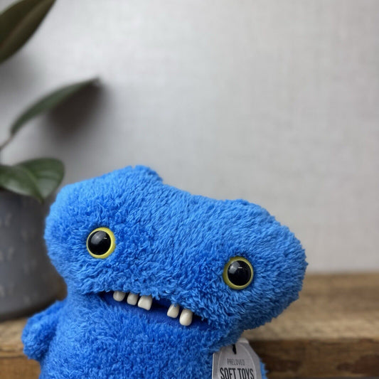 Fuggler Gaptooth McGoo Blue Soft Fluffy Fuggler Snuggler Tooth Funny Ugly (2)